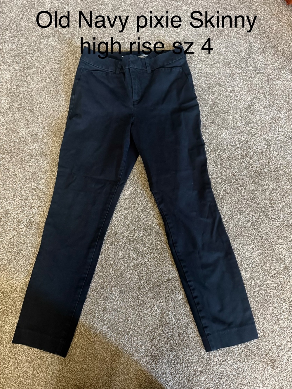 Old Navy Pixie Skinny High-Rise Jeans - Black